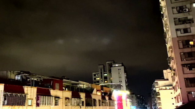 Des lumières non identifiées filmées au-dessus de Nouveau Taipei