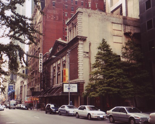 Le fantôme du théâtre Belasco de Broadway