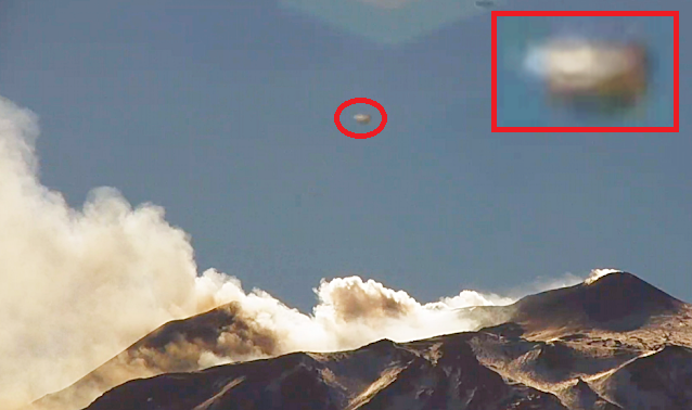 Une soucoupe volante survole l’Etna en février 2022