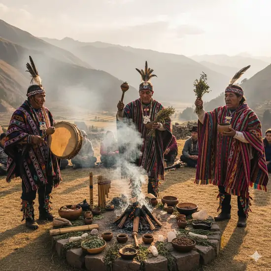À Lima, des chamans péruviens livrent leurs prédictions pour l’année à venir